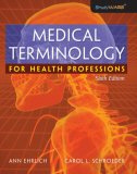 Image of the book cover for 'Medical Terminology for Health Professions'