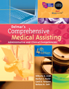 Image of the book cover for 'Delmar's Comprehensive Medical Assisting'