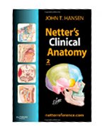 Image of the book cover for 'Netter's Clinical Anatomy'