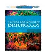 Image of the book cover for 'CELLULAR AND MOLECULAR IMMUNOLOGY'
