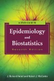 Image of the book cover for 'A STUDY GUIDE TO EPIDEMIOLOGY AND BIOSTATISTICS'