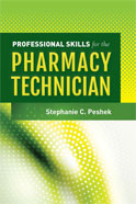 Image of the book cover for 'Professional Skills For The Pharmacy Technician'