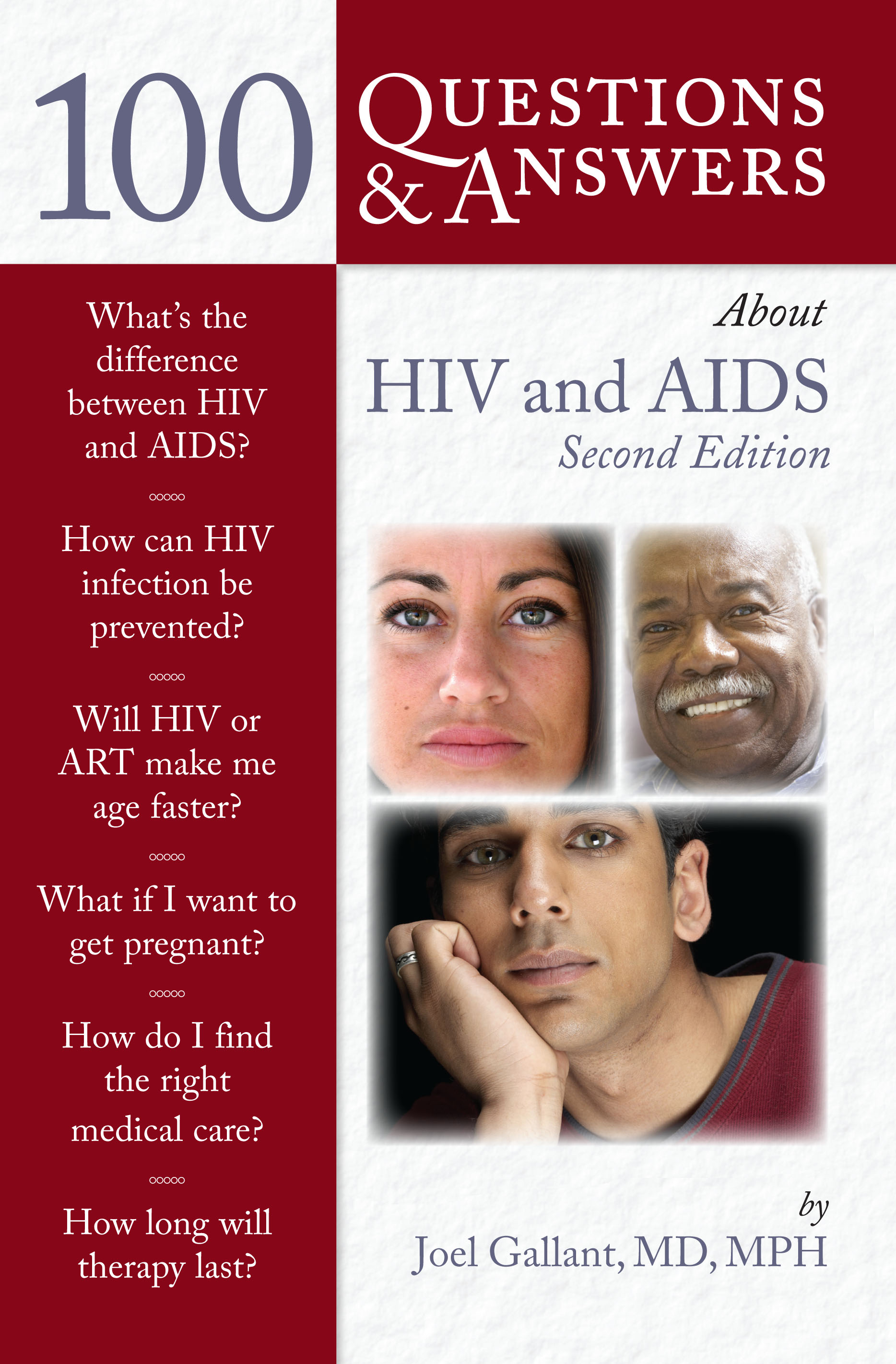 Image of the book cover for '100 Questions & Answers About HIV And AIDS'