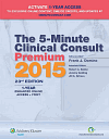 Image of the book cover for 'THE 5-MINUTE CLINICAL CONSULT PREMIUM 2015'