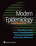 Image of the book cover for 'Modern Epidemiology'