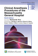 Image of the book cover for 'Handbook of Clinical Anesthesia Procedures of the Massachusetts General Hospital'
