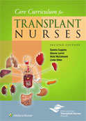 Image of the book cover for 'Core Curriculum for Transplant Nurses'