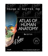 Image of the book cover for 'Atlas of Human Anatomy'