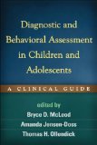 Image of the book cover for 'Diagnostic and Behavioral Assessment in Children and Adolescents'