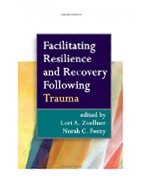 Image of the book cover for 'Facilitating Resilience and Recovery Following Trauma'