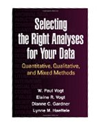 Image of the book cover for 'Selecting the Right Analyses for Your Data'