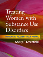 Image of the book cover for 'Treating Women with Substance Use Disorders'