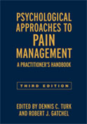 Image of the book cover for 'Psychological Approaches to Pain Management'