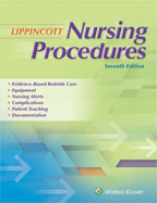 Image of the book cover for 'Lippincott Nursing Procedures'