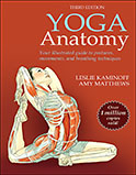 Image of the book cover for 'Yoga Anatomy'