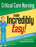 Image of the book cover for 'Critical Care Nursing Made Incredibly Easy!'