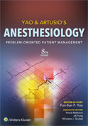 Image of the book cover for 'Yao & Artusio's Anesthesiology'