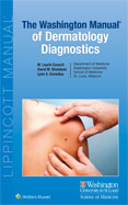 Image of the book cover for 'The Washington Manual of Dermatology Diagnostics'