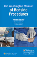 Image of the book cover for 'The Washington Manual of Bedside Procedures'
