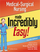 Image of the book cover for 'Medical-Surgical Nursing Made Incredibly Easy!'