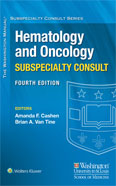 Image of the book cover for 'The Washington Manual Hematology and Oncology Subspecialty Consult'