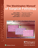 Image of the book cover for 'The Washington Manual of Surgical Pathology'