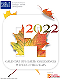 2022 Calendar of Health Observances & Recognition Days