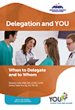 Image of the book cover for 'Delegation and YOU'
