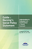 Image of the book cover for 'Guide to Nursing's Social Policy Statement'
