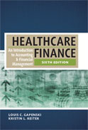 Image of the book cover for 'Healthcare Finance'