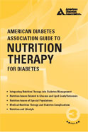 Image of the book cover for 'American Diabetes Association Guide to Nutrition Therapy for Diabetes'