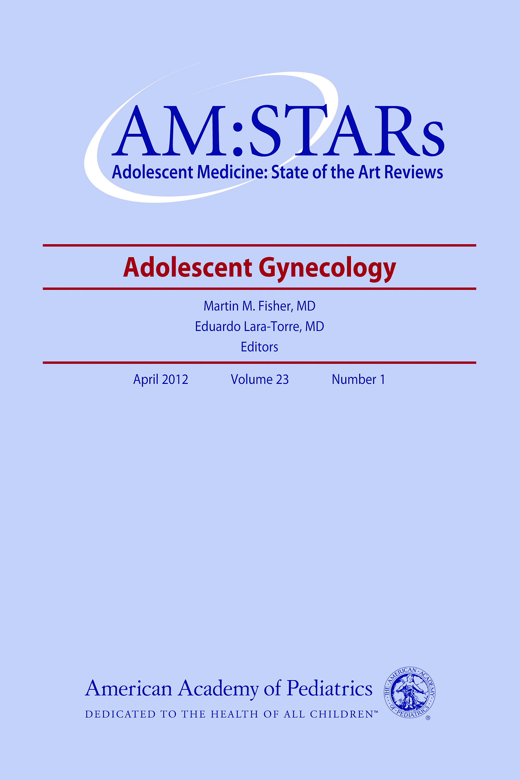 Image of the book cover for 'ADOLESCENT GYNECOLOGY'