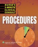 Image of the book cover for 'NURSE'S 5-MINUTE CLINICAL CONSULT PROCEDURES'