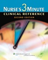 Image of the book cover for 'Nurse's 3-Minute Clinical Reference'