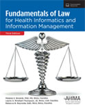Image of the book cover for 'Fundamentals of Law for Health Informatics and Information Management'