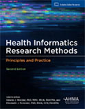 Image of the book cover for 'Health Informatics Research Methods'