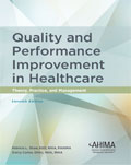 Image of the book cover for 'Quality and Performance Improvement in Healthcare'
