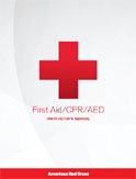 Image of the book cover for 'First Aid/CPR/AED Instructor's Manual'