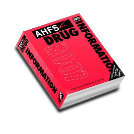 Image of the book cover for 'AHFS DRUG INFORMATION® 2007'