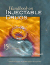 Image of the book cover for 'Handbook on Injectable Drugs'