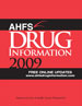 Image of the book cover for 'AHFS Drug Information 2009'