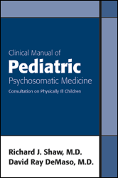 Image of the book cover for 'Clinical Manual of Pediatric Psychosomatic Medicine'