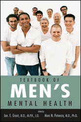 Image of the book cover for 'Textbook of Men's Mental Health'