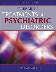 Image of the book cover for 'Gabbard's Treatments of Psychiatric Disorders'
