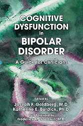 Image of the book cover for 'COGNITIVE DYSFUNCTION IN BIPOLAR DISORDER'