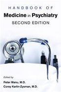 Image of the book cover for 'Handbook of Medicine in Psychiatry'