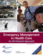 Image of the book cover for 'Emergency Management in Health Care'