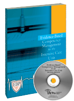 Image of the book cover for 'EVIDENCE-BASED COMPETENCY MANAGEMENT FOR THE INTENSIVE CARE UNIT'
