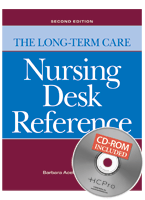 Image of the book cover for 'THE LONG-TERM CARE NURSING DESK REFERENCE'
