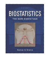 Image of the book cover for 'Biostatistics: The Bare Essentials'
